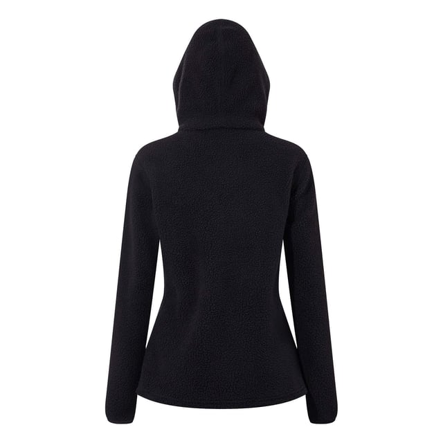The Darria FZ Hooded Jacket for women is a warm and comfortable mid-layer. The jacket’s high collar keeps you warm and the hood ensures a cosy fit and added protection. Stretch-bound cuffs and a dropped rear hem enforce the barrier between you and the elements.
