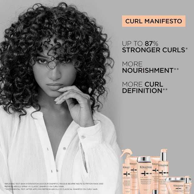 Discover the ultimate moisture boost for your curls with Kérastase Curl Manifesto Fondant Hydratation Essentielle. This lightweight conditioner, enriched with Manuka Honey and Ceramide, provides essential hydration for curly hair without weighing it down. Experience beautifully defined curls that are easy to detangle and full of life. Perfect for reducing frizz and enhancing elasticity, this conditioner is a must-have for your hair care routine.