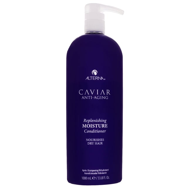 Revitalize your hair with the Alterna Caviar Anti-Aging Replenishing Moisture Conditioner. This luxurious, lipid-rich conditioner is specially formulated to lock in moisture, protect against fading, and combat stress and damage. Infused with vitamin C, it is ideal for dry and brittle hair, leaving it looking vibrant and youthful. Enjoy a salon-quality treatment at home. To use, simply apply to freshly shampooed hair, massage through the length and ends, then rinse thoroughly. Perfect for women seeking to maintain healthy, beautiful hair.