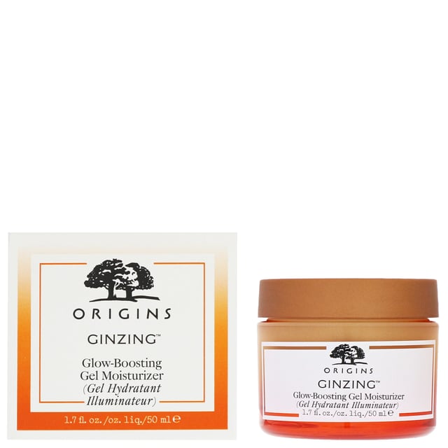 Revitalize your skin with the Origins Ginzing Glow-Boosting Gel Moisturizer, a unique gel formula designed to enhance your natural glow. Infused with energizing Panax Ginseng and revitalizing Coffee, this moisturizer helps restore your skin's vitality and radiance. Suitable for vegetarians, it's crafted with top-quality plant-based ingredients, ensuring a clean and effective skincare experience. Free from harmful chemicals, this product is perfect for daily use. Apply it every morning to your cleansed face for best results. Experience the refreshing touch of Origins today!