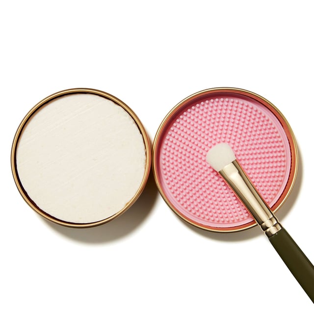 Discover the Spectrum Katie Jane Hughes Professional Brush Cleaning Soap, specially designed for beauty enthusiasts. This effective brush cleaner, infused with a fresh clean cotton scent, effortlessly removes makeup residue. Simply wet your brush, lather it in the soap, and gently rub on a silicone mat to eliminate product buildup. Rinse and let your brushes dry for a spotless finish. Ideal for women who value professional-grade tools, this 90-gram soap ensures your brushes stay in top condition, enhancing your makeup application experience.