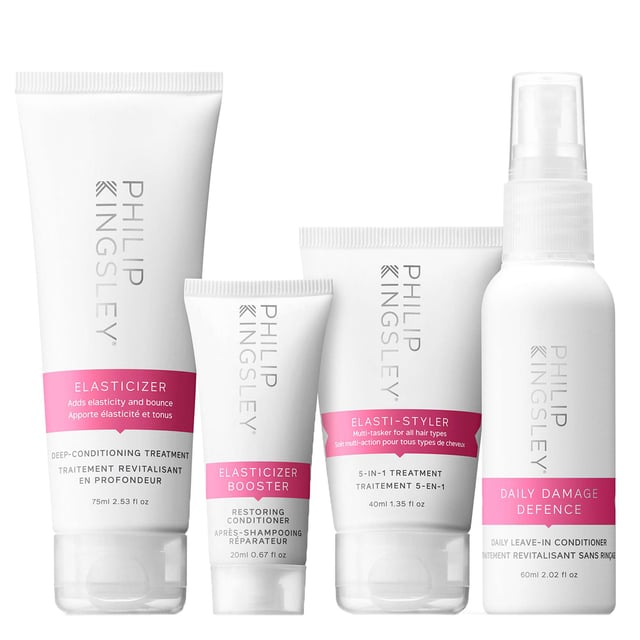 Discover the transformative power of the Philip Kingsley Elasticizer Effect Discovery Collection, designed to rejuvenate and nourish dry hair. This luxurious kit includes the renowned Elasticizer pre-shampoo treatment and Daily Damage Defence Leave-In Conditioner, all tailored to restore shine, hydration, and manageability. Suitable for all hair types, it offers instant results, including frizz control and enhanced moisture. Embrace healthy, vibrant hair with this eco-friendly set, crafted using sustainable materials. Ideal for women looking to elevate their hair care routine.