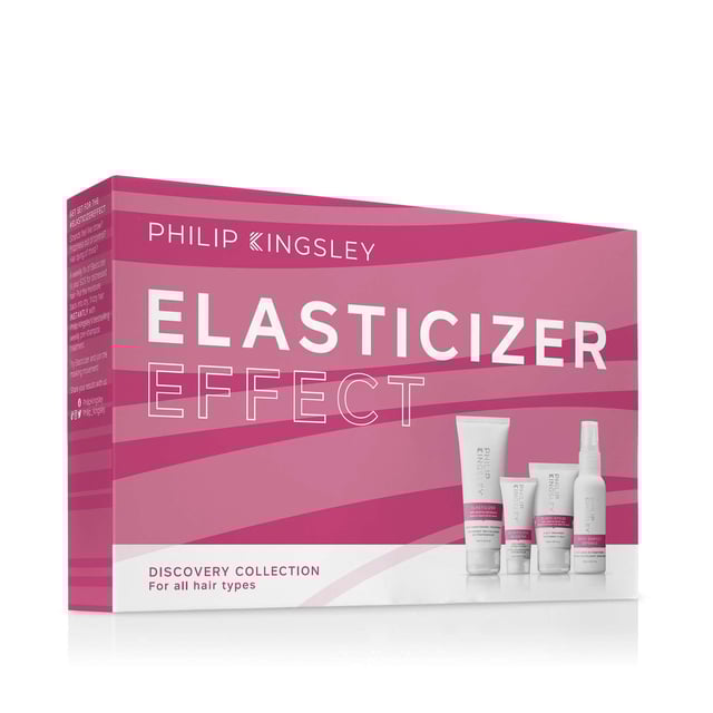 Discover the transformative power of the Philip Kingsley Elasticizer Effect Discovery Collection, designed to rejuvenate and nourish dry hair. This luxurious kit includes the renowned Elasticizer pre-shampoo treatment and Daily Damage Defence Leave-In Conditioner, all tailored to restore shine, hydration, and manageability. Suitable for all hair types, it offers instant results, including frizz control and enhanced moisture. Embrace healthy, vibrant hair with this eco-friendly set, crafted using sustainable materials. Ideal for women looking to elevate their hair care routine.