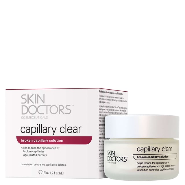 Transform your skin with Skin Doctors Capillary Clear, a specialized facial care cream designed to visibly reduce broken capillaries and redness in just 4-6 weeks. This powerful formula contains natural skin lightening agents that help promote a balanced and even complexion. Key active ingredient Phytotonine, derived from Arnica, Cypress, and Solomon’s Seal, enhances microcirculation and strengthens capillary walls. Ideal for those with blemished skin, this cream targets trouble areas and supports overall skin health. Experience the confidence of clear, radiant skin today.