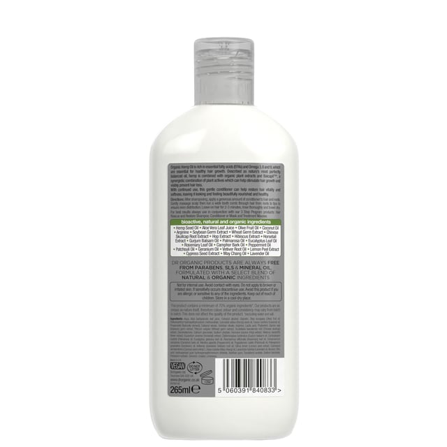 Revitalize your hair with Dr Organic Hemp Oil Rescue Conditioner, designed specifically for fine and thinning hair. This vegan-friendly formula is enriched with essential fatty acids and Omega 3, 6, and 9, promoting healthy hair growth while reducing hair loss. Experience the benefits of Baicapil™, a blend of plant actives that stimulates growth and enhances hair density. With regular use, this conditioner protects and energizes your hair, leaving it looking vibrant and healthy. For optimal results, pair it with our complete 3 Step Hair Rescue Program.