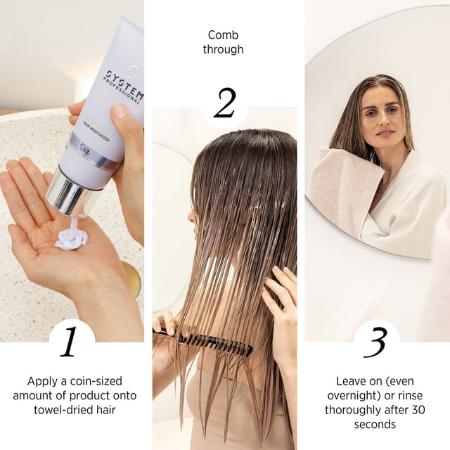 Transform your blonde hair with System Professional LuxeBlond Hair Moisturizer, designed for ultimate hydration and care. This innovative formula reduces hair breakage by up to 99% and enhances cool blonde tones instantly. Enriched with LipidCode Complex, it nourishes dry and damaged hair, improving manageability and reducing frizz for a revitalized, healthy appearance. For best results, apply a coin-sized amount to towel-dried hair, comb through, and either leave on (even overnight) or rinse after 30 seconds. Perfect for women seeking luxurious hair care.