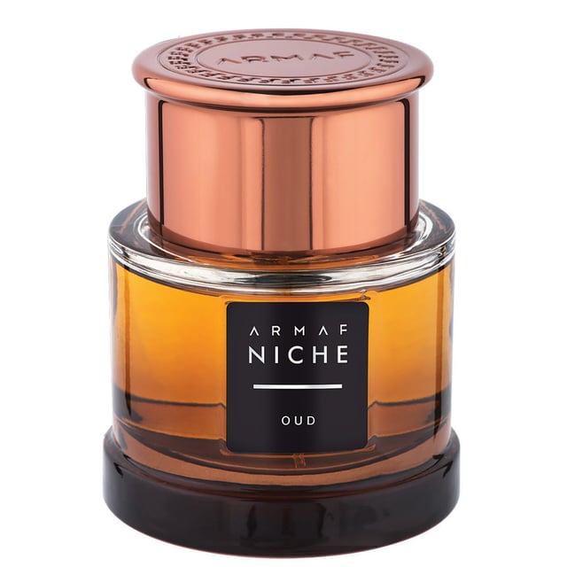 Armaf Niche Oud Unisex Eau de Parfum Spray - 90ml Experience the captivating scent of Armaf Niche Oud Eau de Parfum Spray, a luxurious fragrance designed for both men and women. This exquisite perfume opens with a vibrant blend of caraway, sage, and bergamot, creating a bold and spicy introduction. The heart reveals a sophisticated mix of black pepper, iris, and cedar, while the base notes of amber, vanilla, patchouli, and leather provide a warm and lasting finish. Perfect for any occasion, this 90ml bottle is a must-have addition to your fragrance collection.