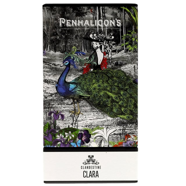 Discover the enchanting allure of Penhaligon's Clandestine Clara Eau de Parfum, a luxurious fragrance for women. This exquisite perfume features a captivating blend of indulgent spices and sweet gourmand notes, beginning with a bold rum top note. The heart reveals a rich tonka bean accord, while the base is beautifully rounded off with warm amber tones of oppoponax. Perfect for those who seek a scent that whispers of adventure and mystery, this 75ml spray is a must-have addition to your fragrance collection.