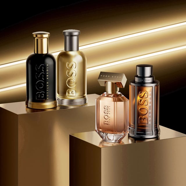 Hugo Boss BOSS BOTTLED セット 50ml + 150ml Hugo Boss Bottled Men's Gift Set (50ml Parfum + 150ml Deodorant