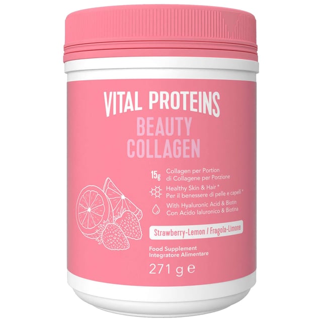 Vital Proteins Beauty Collagen Powder 271g - Radiant Skin & Hair Formula - 365 grams Unlock your natural beauty with Vital Proteins Beauty Collagen Powder. This premium formula combines 15g of collagen per serving, hyaluronic acid, and biotin to enhance your skin's glow and support healthy hair. Perfectly versatile, it can be easily mixed into water, tea, or smoothies for a convenient daily boost. Ideal for adults seeking to elevate their health and beauty routine, this unisex product is a must-have. Remember to consult your physician if pregnant or nursing, and store in a cool, dry place to maintain freshness.