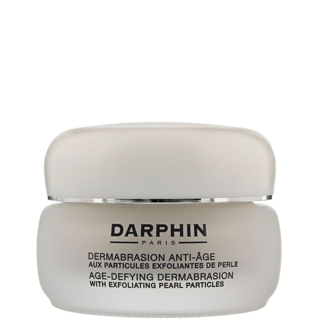 Discover the transformative power of Darphin Age-Defying Dermabrasion, a luxurious exfoliator designed to rejuvenate your skin. Infused with natural exfoliants like Silica, Pearl, and Lava, this creamy formula gently polishes your complexion, making it suitable for sensitive skin. It minimizes the appearance of pores, age spots, and discolorations while smoothing fine lines and wrinkles. Paraben-free and dermatologist-tested, 88% of its ingredients are of natural origin. For best results, gently massage onto damp skin and rinse with warm water.