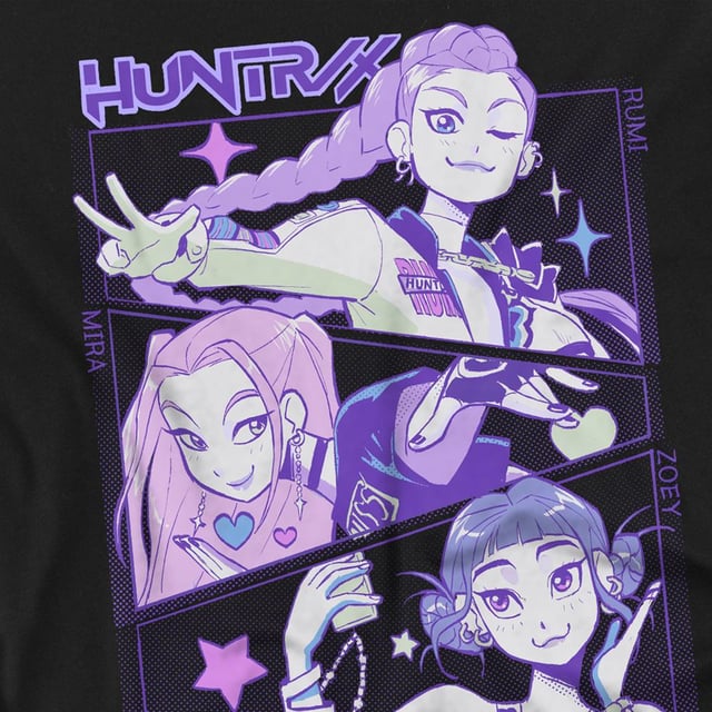 k-pop-demon-hunters-unisex-adult-huntr-x-anime-long-sleeved-t-shirt-black
