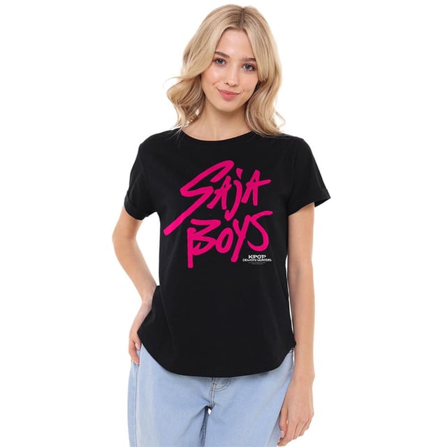 KPOP Demon Hunters Huntrix Huntr/X Band Pose Back Maglietta - Foto 8