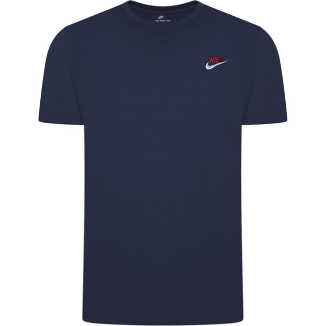 Update your everyday essentials with the men's Core T-Shirt from Nike.
Coming in a classic Navy colourway, this regular-fit tee is crafted from soft, lightweight cotton for all-day comfort. It features a ribbed crew neck and short sleeves, delivering a timeless silhouette. Finished with the iconic Nike Swoosh logo on the chest for a signature touch.
