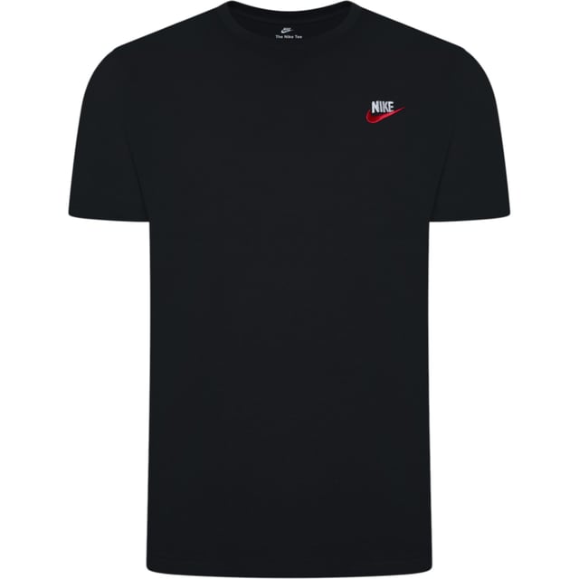 Update your everyday essentials with the men's Core T-Shirt from Nike.
Coming in a classic Black colourway, this regular-fit tee is crafted from soft, lightweight cotton for all-day comfort. It features a ribbed crew neck and short sleeves, delivering a timeless silhouette. Finished with the iconic Nike Swoosh logo on the chest for a signature touch.