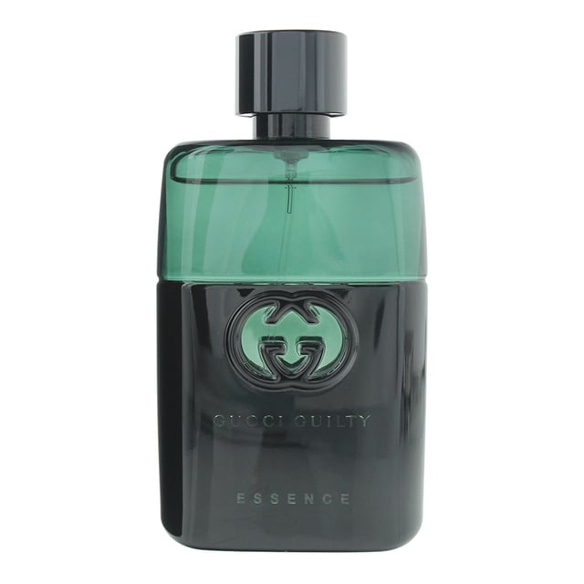 Gucci Guilty Pour Homme Essence Eau de Toilette is an Aromatic Fougere fragrance for men. Launched in 2024, this refined scent is best suited for the warmer seasons and ideal for daytime wear. It offers a clean and contemporary blend of aromatic herbs, radiant florals, and earthy woods, creating a sophisticated and effortlessly stylish fragrance. 

The fragrance opens with a fresh burst of lavender, complemented by the subtle spice of coriander, introducing a smooth and invigorating start. The heart reveals the luminous pairing of orange blossom and neroli, lending a citrusy floral elegance that is both bright and modern. The base settles into a warm and grounding fusion of patchouli and cedar, delivering a woody and masculine trail with a lasting impression.  

Ideal for those who appreciate fresh, aromatic, and modern fougère compositions, Gucci Guilty Pour Homme Essence is a confident and polished scent, housed in a classic sleek black bottle with green coloured glass that reflects its vibrant and contemporary character.  

Top Notes: Lavender, Coriander. 
Middle Notes: Orange Blossom, Neroli. 
Base Notes: Patchouli, Cedar.  

How to Apply: Apply it to your body's warmest points, such as the crease of your elbows and wrists, to intensify the longevity of the fragrance. Avoid rubbing after application, as this will reduce the longevity of the fragrance. 

For wrist application, apply the fragrance after hand washing.