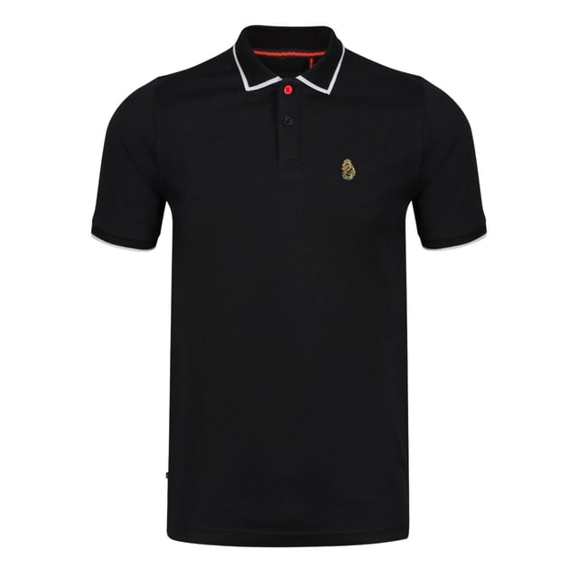 36% Modal, 33% Katoen, 31% Polyester. Ontwerp: Geborduurd logo. Halslijn: Geribd, getipt, omgeslagen kraag. Manchet: Geribd, Getipt. Mouwtype: Korte mouwen. Klep met 3 knopen, Binnenklep, Taps toelopend, Boorddetail. Geschikt: Regelmatig. 235gsm. S: 38 in. M: 40 in.