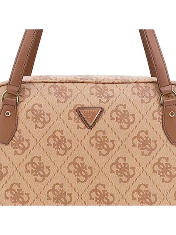 Sac de voyage Guess Berta Femme Beige Polyurethane. Authentique Bagagerie de la marque Guess - design streetwear/sportswear de Guess - Guess pour Femme fashion, parfait pour la vie de tous les jours - Sac de voyage Guess de couleur Beige s'associe parfaitement avec le reste de votre dressing - matiere Polyurethane confortable -   classic - Berta -