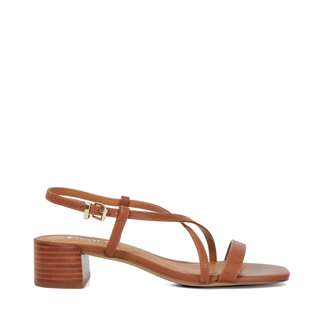 Dune Ladies Jaskell - Low Block Heel Sandals Underpin your warm-weather styling with our wear-with-everything Jaskell sandals. Set on a low block heel for ease of wear, this design is certain to become the foundation of your day-to-day ensembles. Finished with a side buckle, this versatile design will seamlessly take you from the boardroom to dinner.