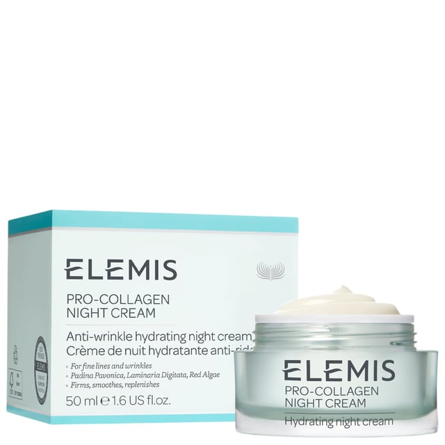 Discover the ELEMIS Pro-Collagen Night Cream, a luxurious essential for mature skin. This rejuvenating cream enhances your skin's natural recovery overnight, promoting improved firmness and elasticity. Infused with sesame and avocado oils, it delivers antioxidants to protect your skin and unveil a firmer appearance. Apply to cleansed face each evening for best results. ELEMIS is committed to sustainability, sourcing natural ingredients responsibly.
