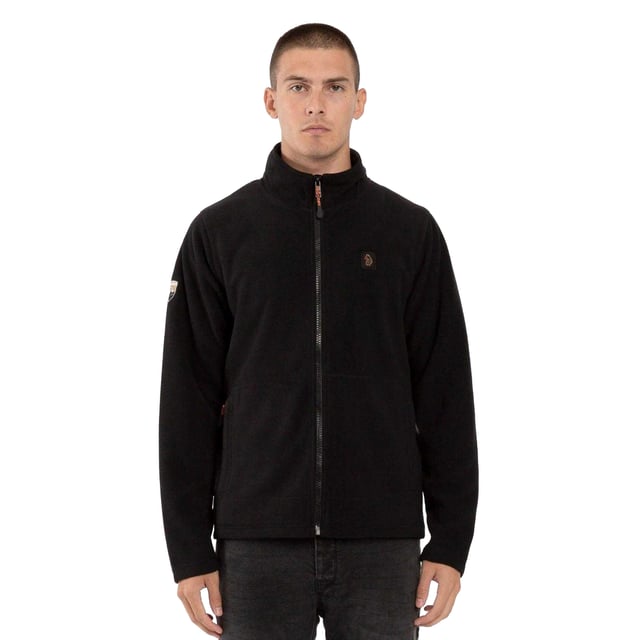 100% Polyester. Stof: Gebonden fleece. Ontwerp: Logo, eenvoudig. Hals: Trechterhals. Mouwtype: Met lange mouwen. Geweven etiket. Zakken: 2 Zijzakken, Rits. Bevestiging: Bungee Cord, Volle Ritssluiting. XS: 36 in. S: 38 in. M: 40 in. L: 42 in. XL: 44 in. XXL: 46 in. 3XL: 48 in.