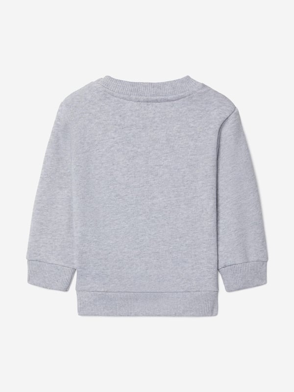 Elevate your young gentleman's wardrobe with the chic and contemporary 'Baby Boys Off Stamp Sweatshirt' in exquisite grey by Off White. Perfect for SS2025, this sweatshirt infuses effortless style with ultimate comfort. Designer Appeal Flaunting Off White's iconic aesthetic, this piece is a true sartorial staple. Luxurious Comfort Crafted from soft, top-tier fabrics ensuring all-day comfort. Versatile Shade Its timeless grey hue makes it an easy match with various outfits.An essential addition to any discerning young wardrobe, the 'Baby Boys Off Stamp Sweatshirt' promises to keep your little one looking fashionable and feeling comfortable. Secure this exquisite piece today!