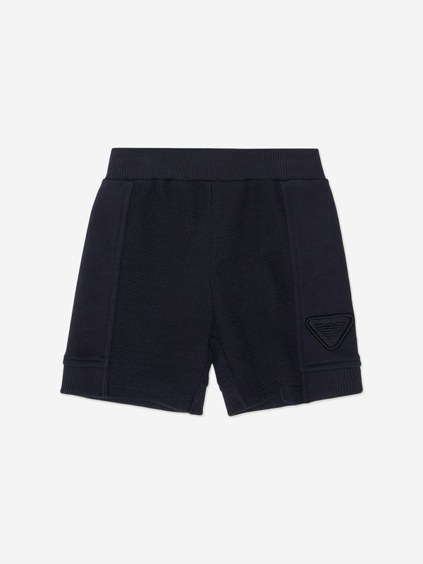 Presenting the exquisite Baby Boys Logo Short Set in Ivory by Emporio Armani a quintessential addition for your little gentlemans wardrobe for SS2025. Luxurious Craftsmanship Immaculately tailored with premium fabrics for unparalleled comfort. Signature Logo Detailing Features the iconic Emporio Armani logo, exuding a touch of class. Versatile Ivory Palette A soft, neutral colour perfect for any occasion, ensuring your boy stays in style. Breathable Fabric Ideal for keeping cool during warmer days, offering all-day comfort.Elevate your child's ensemble with this elegant short set from Emporio Armani. Shop now!