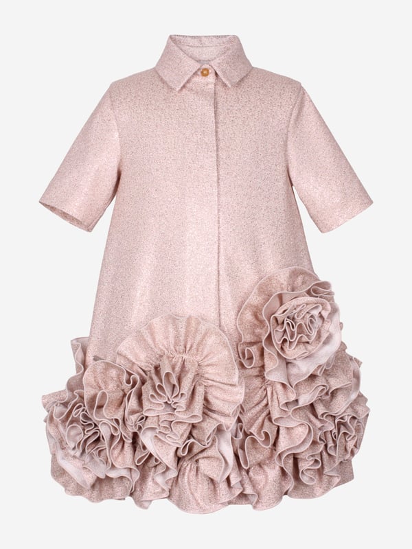 Introducing the exquisite Girls Dream On Frilly Flower Dress in Pink by Jessie and James, a splendid addition to your little girls wardrobe for SS2025. This enchanting piece is perfect for making any day special. Key features include Luxurious Design Delicately crafted with frills and floral accents to captivate and charm. Vibrant Pink Hue A bright and cheerful pink that compliments any occasion. Supreme Comfort Constructed with soft, premium fabrics for all-day wearability.Elevate her style with Jessie and James. Order now for a touch of elegance!