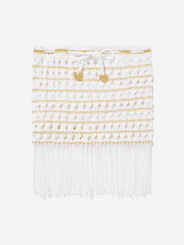 Introducing the Girls Svetla Skirt in White by nessi byrd, a quintessential addition for SS2025. Meticulously designed to blend elegance with modernity, this skirt epitomises high-end children's fashion. Key features include Exquisite Craftsmanship Tailored with precision, providing a flawless, durable silhouette. Luxurious Fabric Constructed using premium materials, promising both comfort style. Versatile Styling Impeccably complementing tops and accessories for diverse occasions.Elevate her wardrobe with the timeless elegance of nessi byrd.
