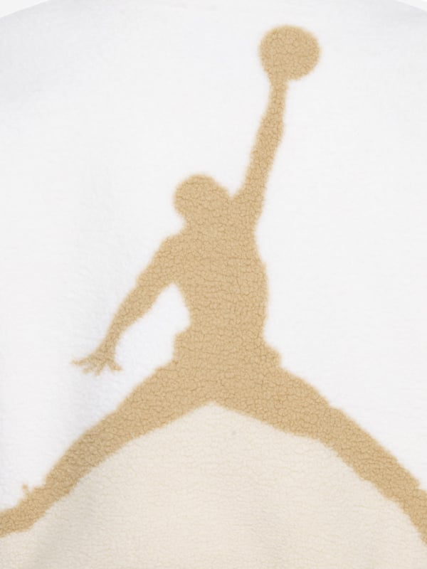 Introducing the Girls Jumpman Sherpa Jacket in Ivory, by Jordan a luxurious staple for AW2024 that perfectly blends Jordan's iconic style with plush comfort for the fashion-forward young girl. Exquisite Ivory Sherpa Crafted in sumptuous ivory Sherpa fleece, ensuring warmth and ultra-softness. Elegant Design Features a refined, minimalist design with smooth lines that exude class. Signature Jumpman Emblem Embellished with the classic Jumpman logo, adding a distinguished touch of athletic prestige. Versatile Style Ideal for stylish layering, perfectly pairs with both casual and chic outfits.Elevate her wardrobe with this exquisite piece from Jordan. Shop now for unmatched style and comfort!