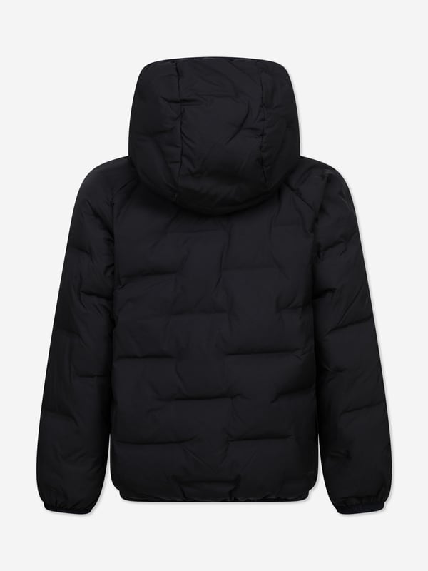 Introducing the Kids Welded Jordan Puffer Jacket in Black, a luxurious addition for AW2024 that seamlessly blends high-end fashion with everyday practicality. Ideal for both boys and girls, this designer jacket by Jordan ensures your child stays warm and stylish Welded Seams Provides superior insulation and windproofing, keeping the cold at bay. Lightweight Design Easy to wear without compromising on warmth, perfect for active kids. Sleek Black Finish Offers versatility and timeless style, making it easy to pair with any outfit.Elevate your child's wardrobe with this standout puffer jacket. Order now for a blend of sophistication and comfort!