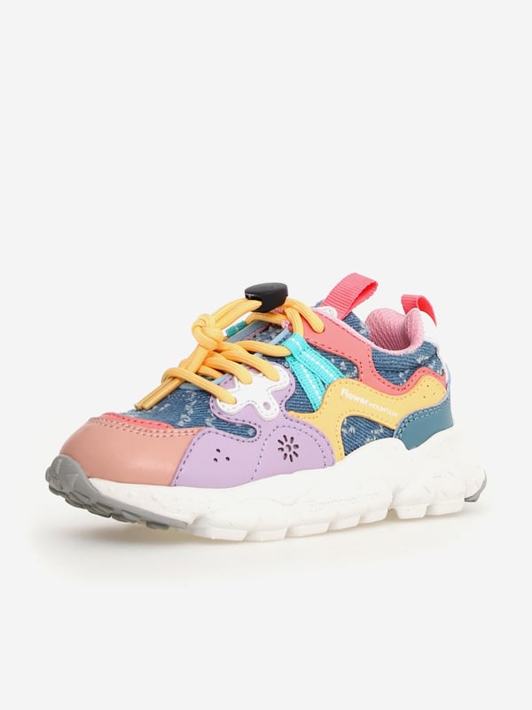 Flower Mountain combine vibrant imagery with beautiful, eco-friendly properties. These Yamano 3 trainers in multicolour are engineered in the finest high quality. NOTE Fit is Half a Size Up Refer to EU Size. Eclectic Design Nylon Upper Laces Tech Pattern Rubber Sole Multi Panelled Uppers 100 Polyester