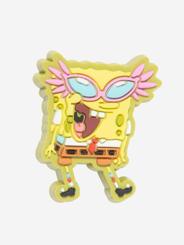 Add a splash of joy to your Crocs with the SpongeBob Jibbitz charm! This delightful accessory features SpongeBob's cheerful face in vibrant colours, fitting snugly into your Crocs' holes. Easy to pop in and out, it's perfect for kids and adults looking to customise their shoes with a touch of undersea fun. Bring SpongeBob along on all your adventuresget your charm today! NOTE Sold Separately to Shoe Not a Toy Not Intended For Children Under 3 Years Of Age