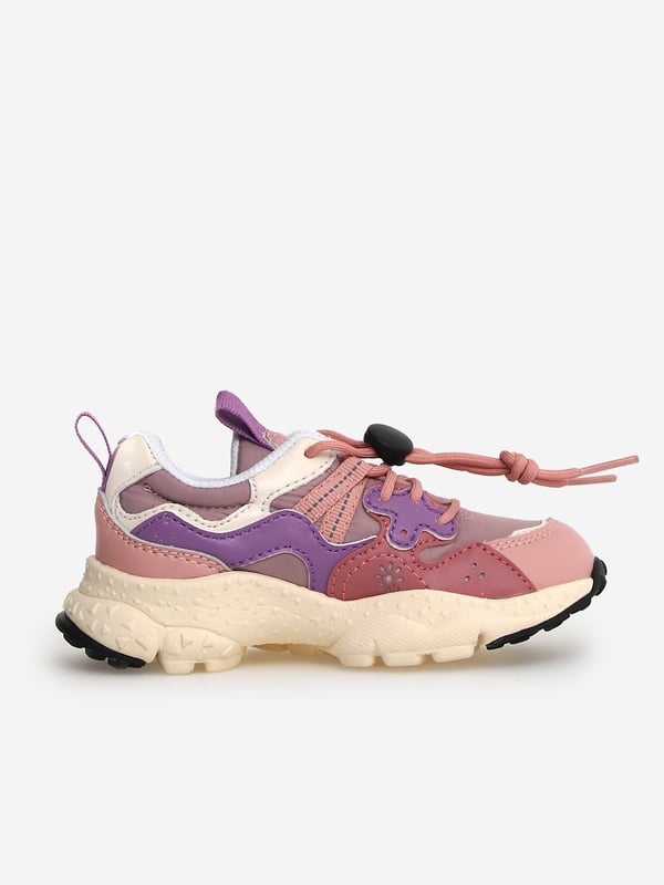 Flower Moutain incorporate natural elements into their vivid and durable designs. These Yamano multicoloured trainers embody the Japnese label's passion for nature landscapes. Crafted from eco-friendly materials, the uppers showcase a mix of colour and nuances that intersect in an interplay of weaves and inlays. The technical fabric lined interiors depict antibacterial cork insoles, while the ultralight rubber bottoms have three shades and shaped exteriors. Rubber Insole Textile Internal Material Cork Exterior Material Eco-Leather-Textile