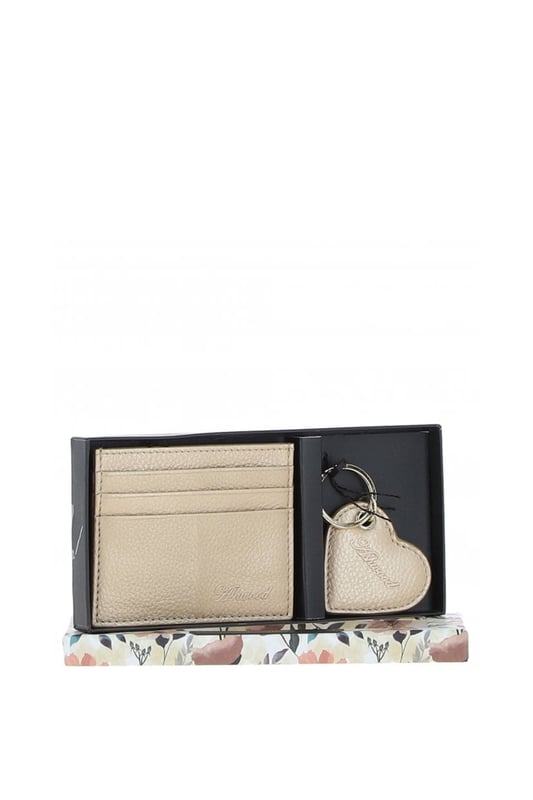 Crafted from 100% genuine leather, this elegant gift set combines style and functionality. The card holder features six slots, offering ample space for your essential cards, while the matching key ring adds a touch of sophistication. Presented in an Ashwood presentation box, this set makes for a timeless and thoughtful gift. Dimensions: (L) 10 cm x (H) 8.5 cm.
