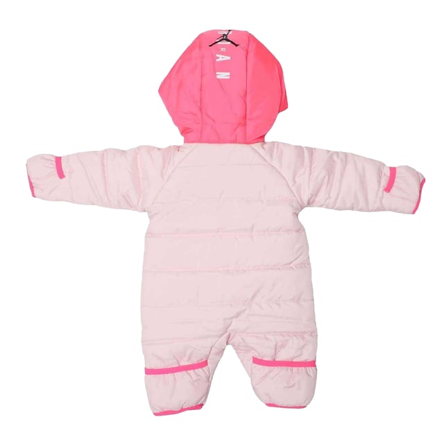 100% Polyester. Stof: Schuim. Ontwerp: Asymmetrisch, Binnendruk, Logo. Halslijn: Kap, staande kraag. Mouwtype: Met lange mouwen. Bevestiging: Ritssluiting. 0-3 maanden: 16,5 in. 3 Maanden: 17,5 in. 6 maanden: 18 in.