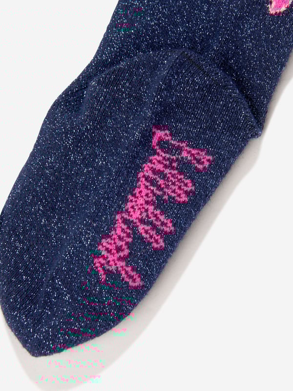 Billieblush Girls Unicorn Tights in Navy Introduce the Girls Unicorn Tights in Navy by billieblush, an enchanting addition for AW2024. Tailored for the imaginative and style-savvy girl, these tights bring comfort, quality, and whimsy to her wardrobe. Enchanting Unicorn Motif Features a delightful unicorn design that captivates and inspires. Rich Navy Hue Offers a versatile and sophisticated colour that pairs effortlessly. Premium Comfort Crafted with soft fabrics for ease of movement and all-day comfort.Elevate her style with the billieblush Girls Unicorn Tights in Navy. Perfect for the festive season and beyond!