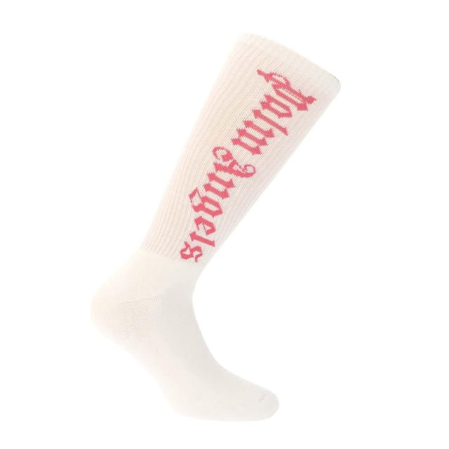 90% Baumwolle, 5% Elastan, 5% Polyamid. Marke: Palm Angels. Design: Logo, gerippt.