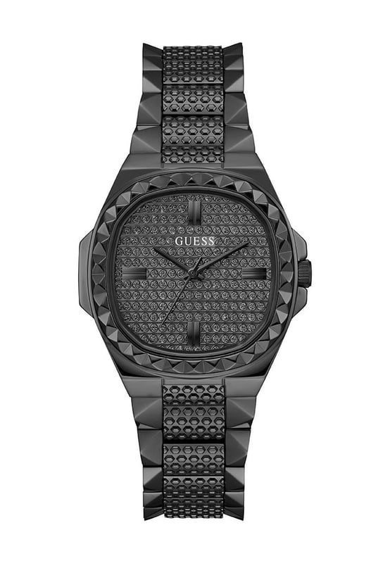 As we have come to expect from a manufacturer as highly regarded as Guess, you get a watch that will last the test of time. All Guess watches have been manufactured using strong and durable parts to keep your brand new  GW0601L2 Ladies Rebellious Watch ticking away on your wrist for many years to come.  Dimensions (cm): 9x8x9