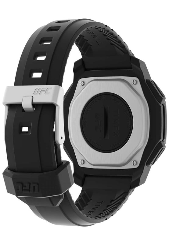 The Mens UFC Spark Watch TW2V83800 is a great example of the Timex watch range. You can buy with confidence that your TW2V83800 Mens UFC Spark Watch is fully covered by the official Timex warranty.  Dimensions (cm): 10x4x6