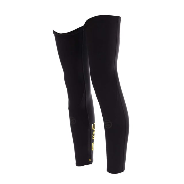 Unisex Skins Cycle Compression Leg Warmers in black.- Ankle zips.- Moisture management.- Thermoregulating.- Reflective logos.- Lightweight.- 75% Nylon  25% Elastane.- Ref: SC90090499001