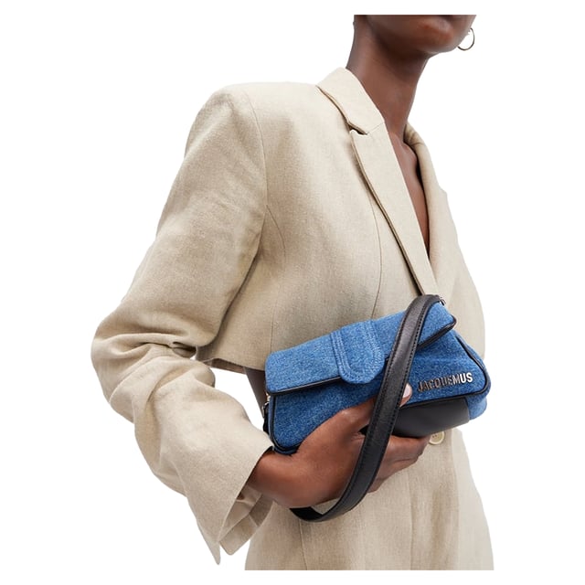 Composition: 100% Cotton  
Lining: Cotton  
Leather detail
Width 8 cm
Silver-tone hardware
Back patch pocket
Magnetic flap closure
Length 20,5 cm
Engraved lobster clasp closure
Height 11 cm
Double shoulder straps
Interior pocket
Soft padded denim
Made in  Italy
Gender: WOMEN
Product code: 233BA3383176_330
Barcode: 9990003306604
Code: BAG JQ 2 SD SS25 13694
 Measurments:  width: 80 mm length: 205 mm height: 110 mm strap length: 0 mm handle drop: 0 mm