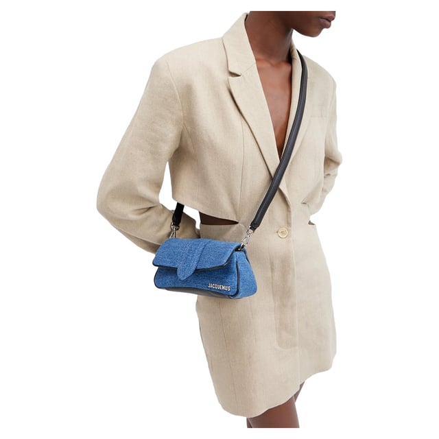 Composition: 100% Cotton  
Lining: Cotton  
Leather detail
Width 8 cm
Silver-tone hardware
Back patch pocket
Magnetic flap closure
Length 20,5 cm
Engraved lobster clasp closure
Height 11 cm
Double shoulder straps
Interior pocket
Soft padded denim
Made in  Italy
Gender: WOMEN
Product code: 233BA3383176_330
Barcode: 9990003306604
Code: BAG JQ 2 SD SS25 13694
 Measurments:  width: 80 mm length: 205 mm height: 110 mm strap length: 0 mm handle drop: 0 mm