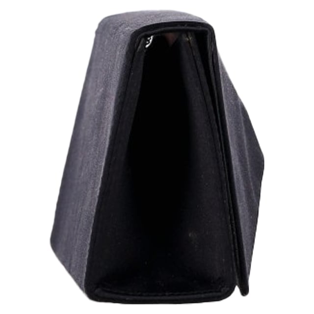 VINTAGE, RRP AS NEW
The Christian Louboutin Bow Clutch Bag in black satin is the epitome of evening elegance, featuring a sculptural bow detail and the brand’s signature red lining. Its sleek silhouette and soft satin finish bring a touch of Parisian glamour to any formal look. **Style tip:** Pair it with a strapless gown or a tailored jumpsuit to highlight the clutch’s sophisticated charm and statement bow.

 Christian Louboutin Bow Clutch Bag in Black Satin

Condition: Excellent
Signs of wear: No retail tag, No visible sign of wear., 
Packaging: Dust bag
Color: Black
Material: Satin 
Size: One Size | One Size
Measurements: Width: 45; Height: 90; Length: 220
SKU: NAPPUGBBA525368W