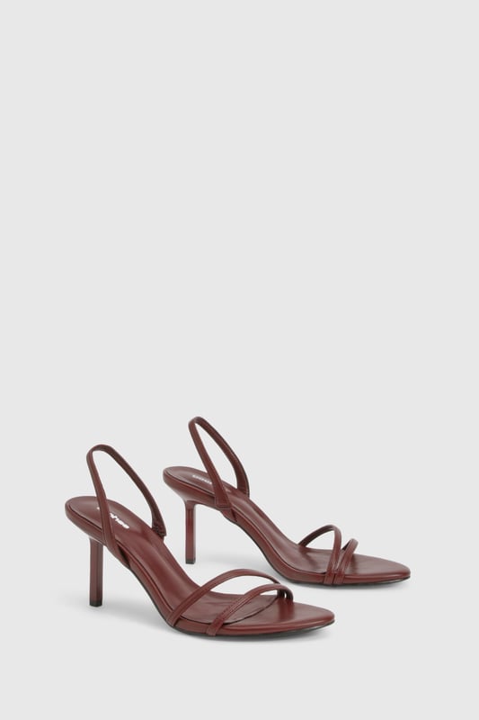 Slingback 2 Part Heels We'll make sure your shoes keep you one stylish step ahead of the crowdWhether you're keeping it simple in sliders, living the high life in heels or joining the fash pack in flatforms, you'll be heading to shoe heaven with our fashion-forward footwear collection. Boots are your day-to-night bestfriend, giving a floral dress that tough twist - add a biker jacket for even more attitude. Find your summer feet in jelly sandals and enjoy balmy nights in block heels.