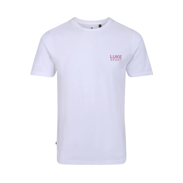 100% Katoen. Stof: Middengewicht. Ontwerp: Ruggedruk, Colour Block, Logo. Halslijn: Crew Neck, Ribbed. Mouwtype: Korte mouwen. Stoftechnologie: Zacht. 200gsm. M: 40 in.