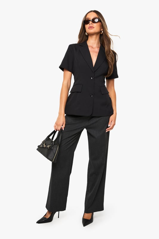 Short Sleeve Tailored Top