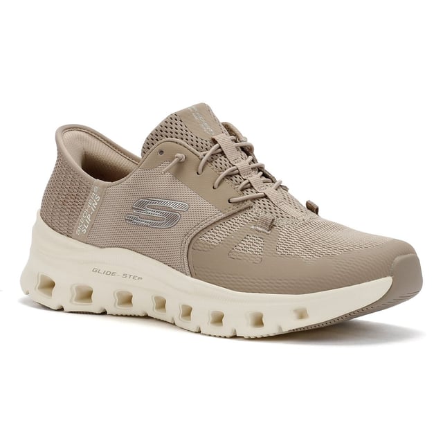 Enjoy comfort and convenience with Skechers Hands Free Slip-ins®. This sporty slip-on sneaker features a breathable mesh upper with durable synthetic hotmelt overlays and stretch laces for a secure, no-hassle fit. Designed with Skechers’ exclusive Heel Pillow™ for added heel support, also includes a Skechers Air-Cooled Memory Foam® insole for all-day cushioning and a Glide-Step® geometric midsole that promotes natural, responsive movement. Perfect for walking, travel, and everyday wear.