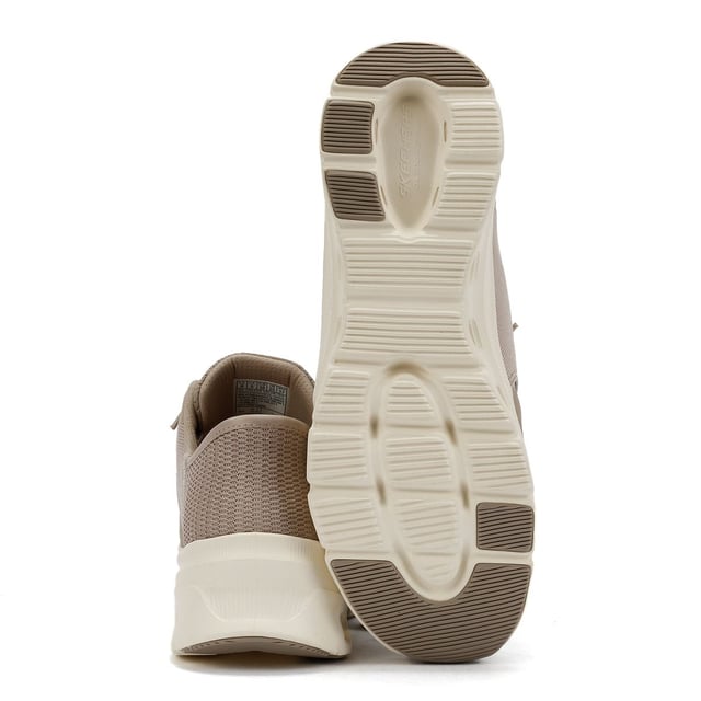Enjoy comfort and convenience with Skechers Hands Free Slip-ins®. This sporty slip-on sneaker features a breathable mesh upper with durable synthetic hotmelt overlays and stretch laces for a secure, no-hassle fit. Designed with Skechers’ exclusive Heel Pillow™ for added heel support, also includes a Skechers Air-Cooled Memory Foam® insole for all-day cushioning and a Glide-Step® geometric midsole that promotes natural, responsive movement. Perfect for walking, travel, and everyday wear.