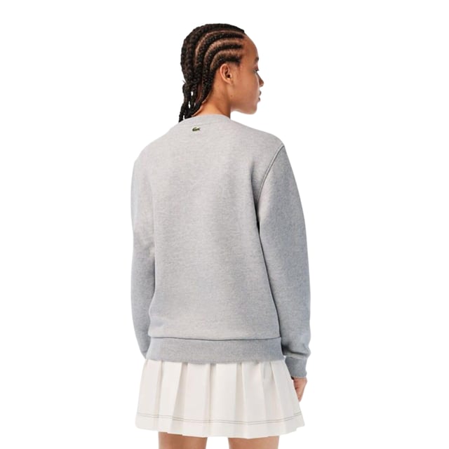Elastan, Bio-Baumwolle. Gewebe: angerautes Fleece. Design: Logo. Gewebetechnik: langlebig. Saum: Anliegend. Rundhalsausschnitt, gerippt. Bündchen: Anliegend. Langärmlig. Passform: Lose. Zum Überziehen. 30 DE: 78,74 cm. 32 DE: 81,28 cm. 34 DE: 86,36 cm. 36 DE: 88,9 cm. 40 DE: 99 cm.